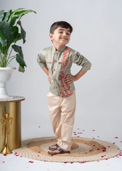 Gulzar - Sage Green Boy