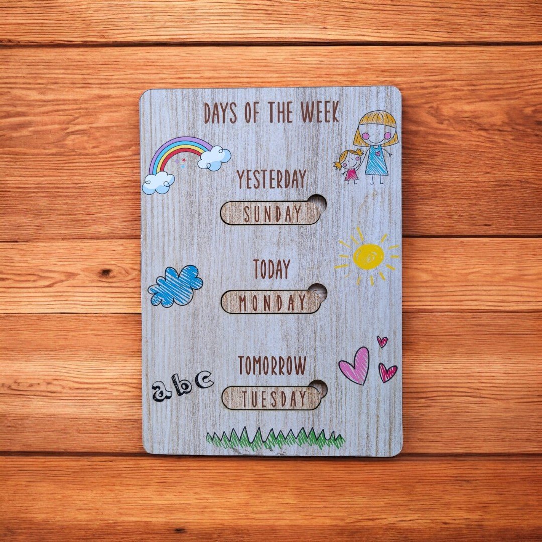 Days Of The Week Board