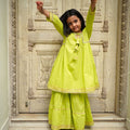 Green Cotton Sharara Set