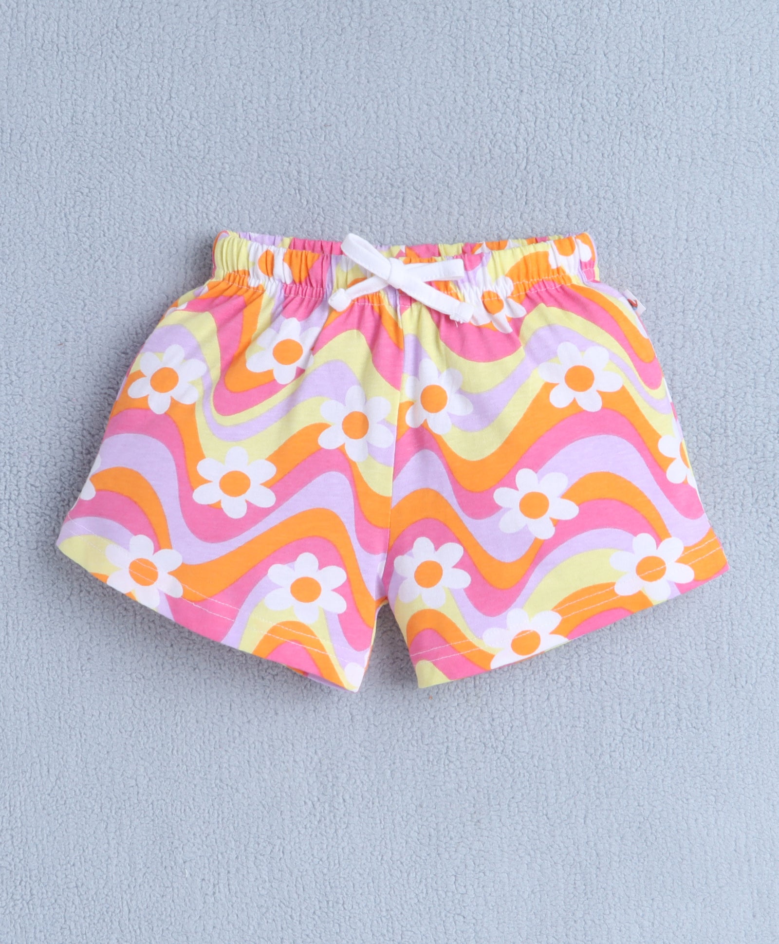 Multi Girls Half Sleeves T-Shirt & Short Set