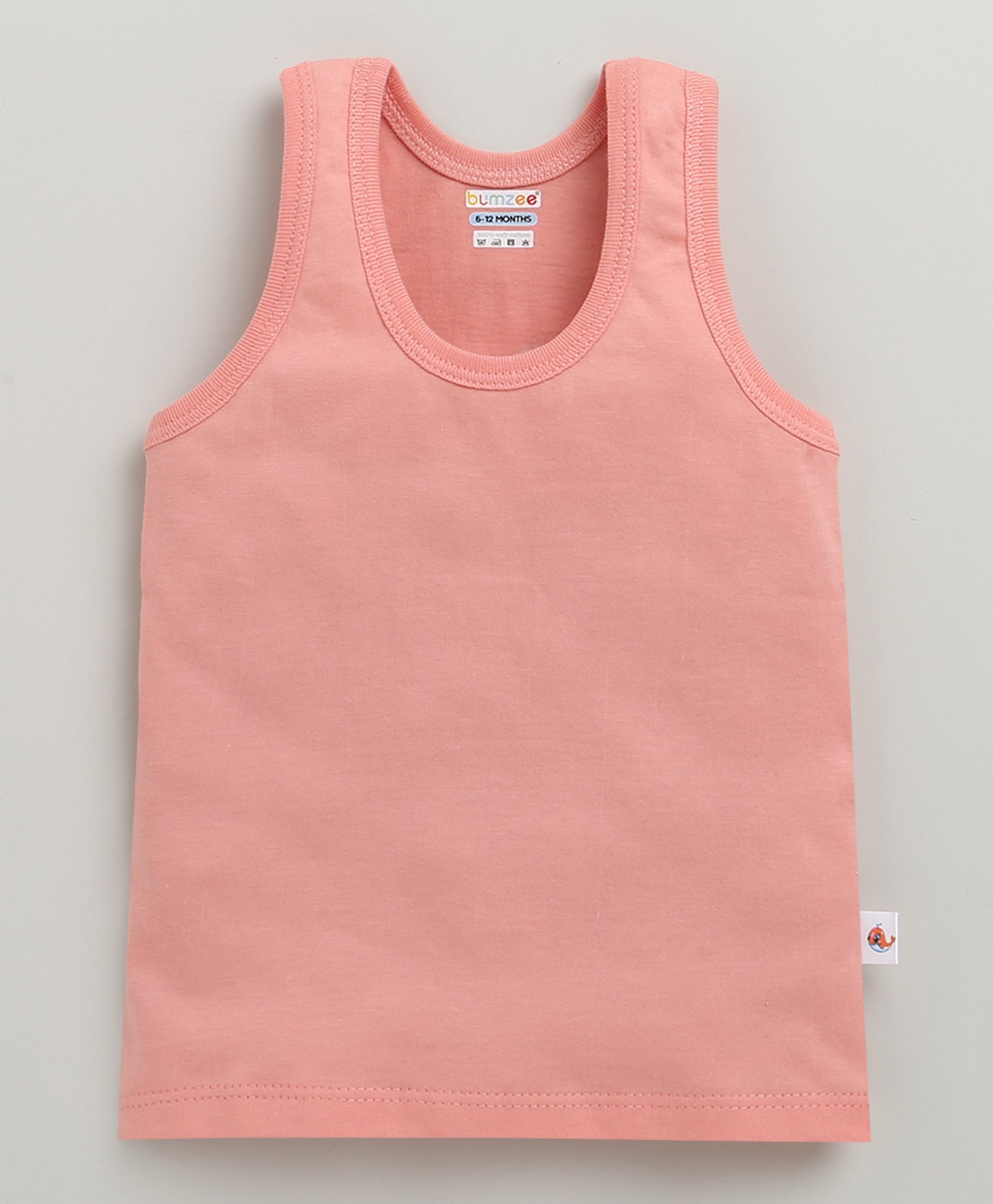 Boys Sleeveless Vest Yellow & Coral Pack of 3