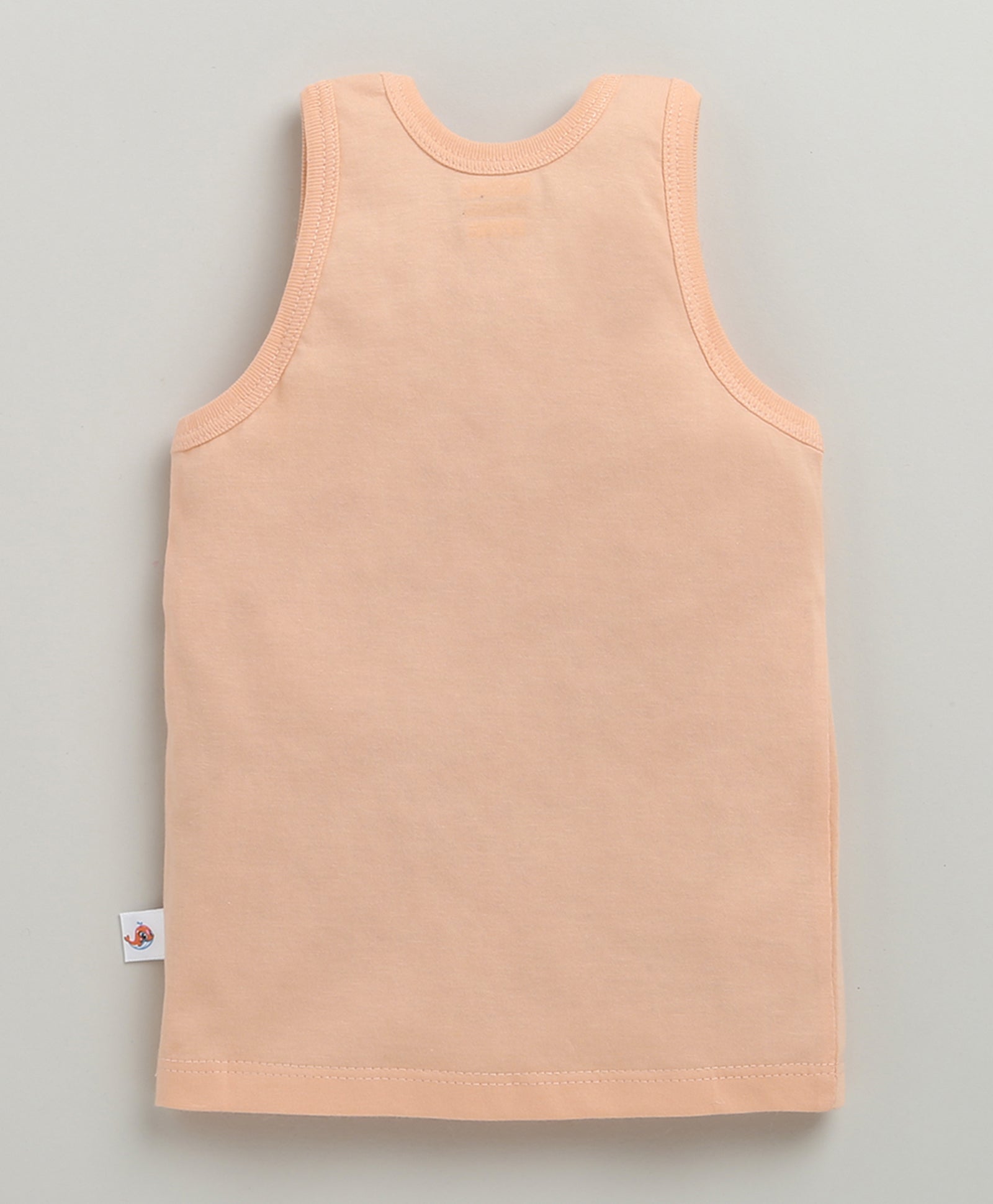 Boys Sleeveless Vest Orange & Lime Green Pack of 3