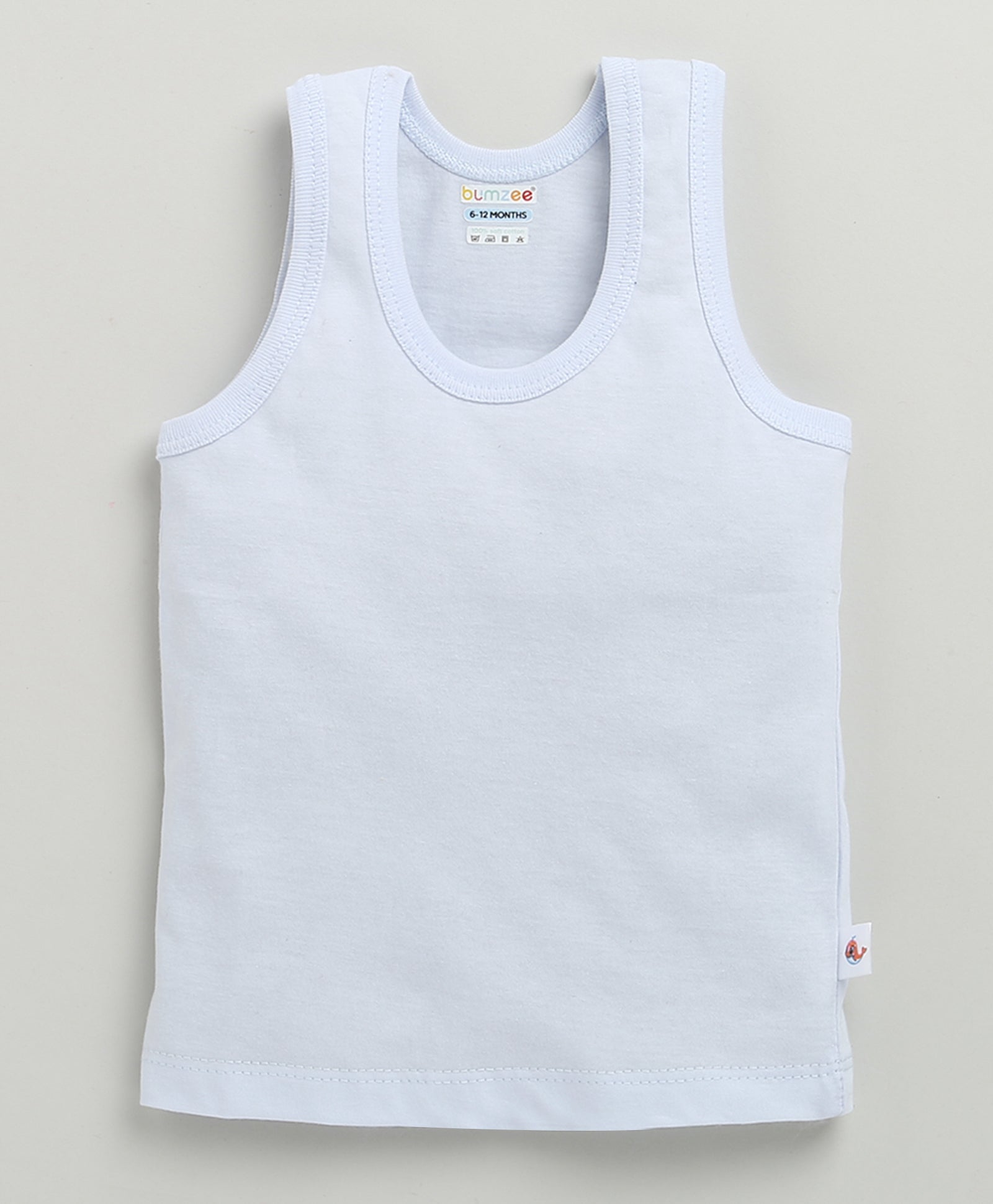 Boys Sleeveless Vest Orange & Lime Green Pack of 3