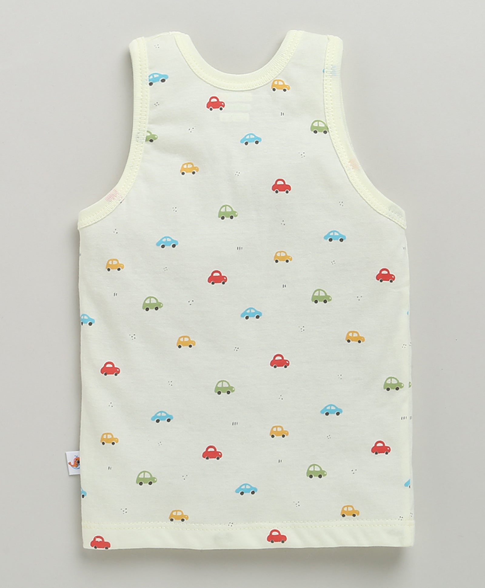 Boys Sleeveless Vest Yellow & Aqua Pack of 3