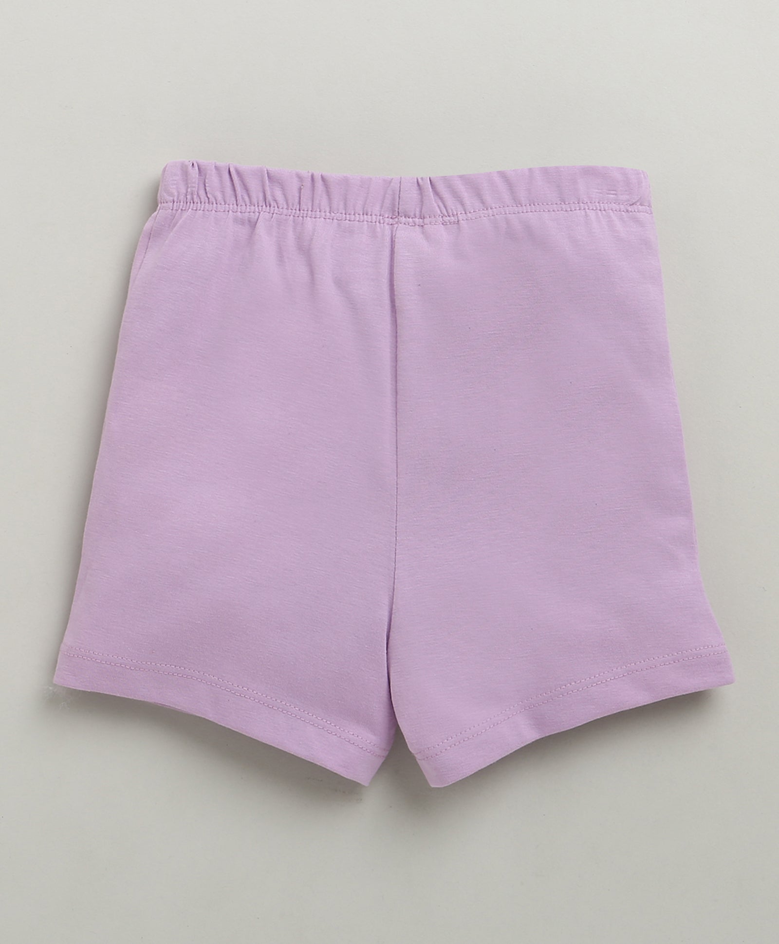 Peach & Lavender Girls Shorts Pack Of 3