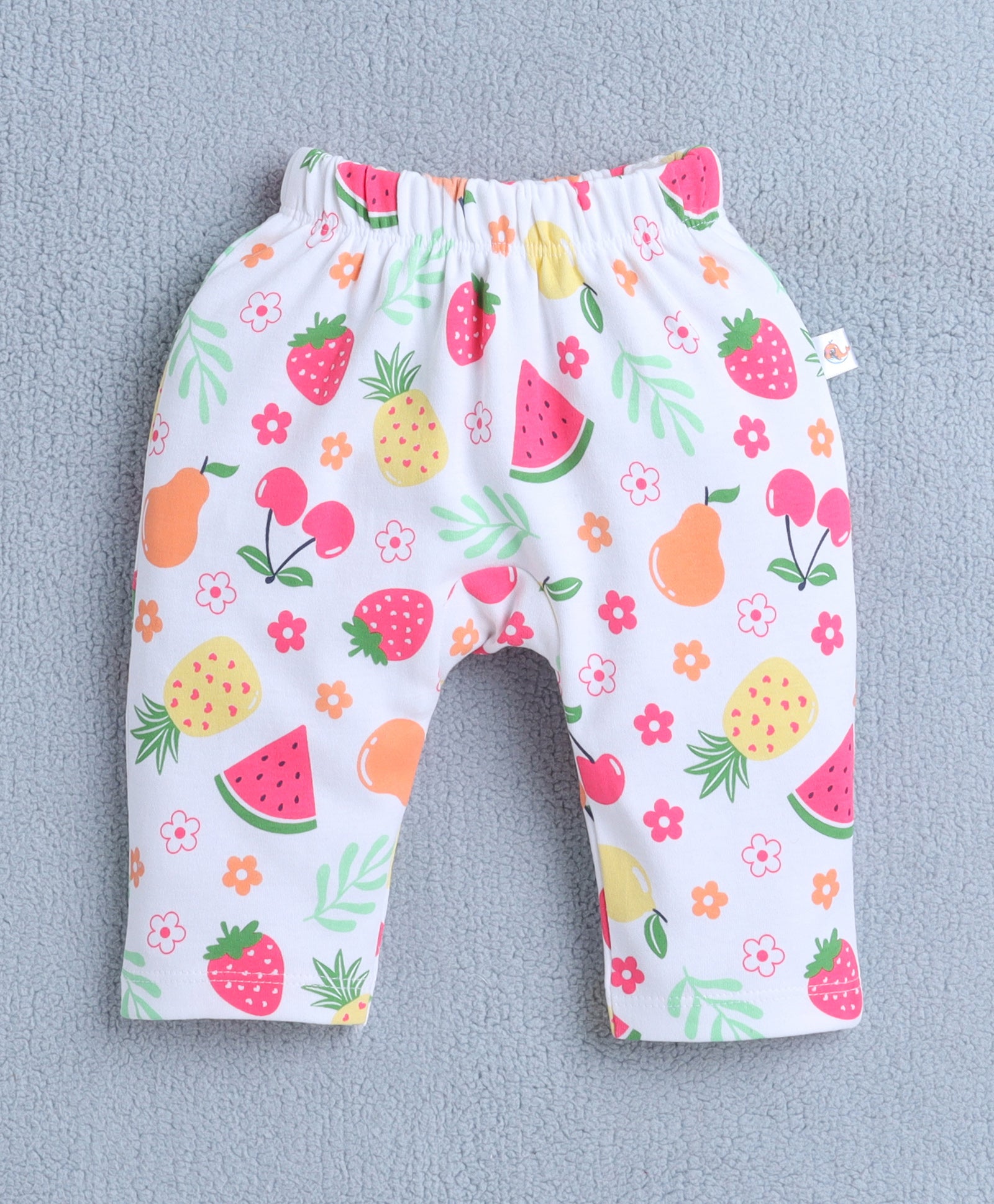 White & Yellow Baby Girls Diaper Pants / Leggings / Pyjamas Pack Of 2