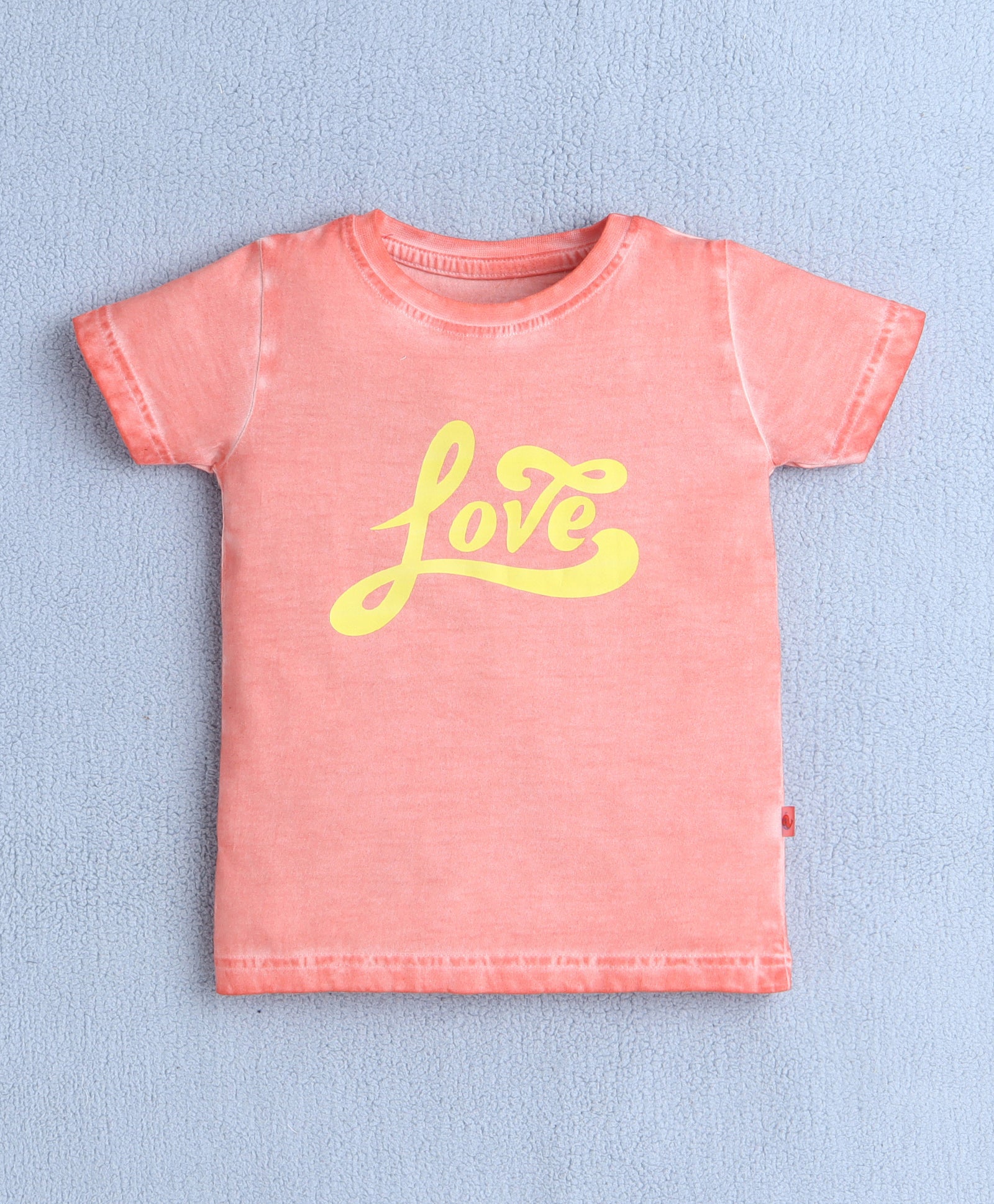 Peach Girls Half Sleeves T-Shirt & Short Set