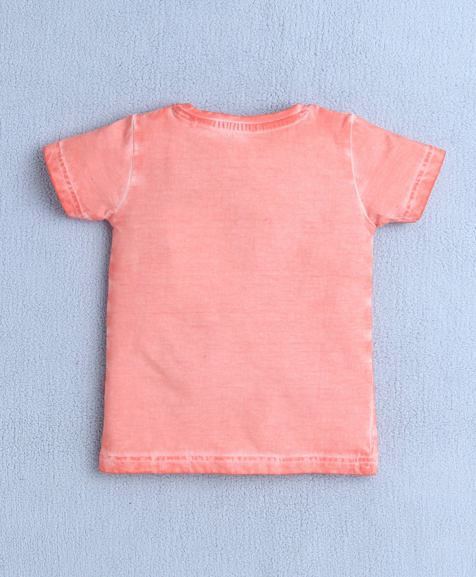 Peach Girls Half Sleeves T-Shirt & Short Set