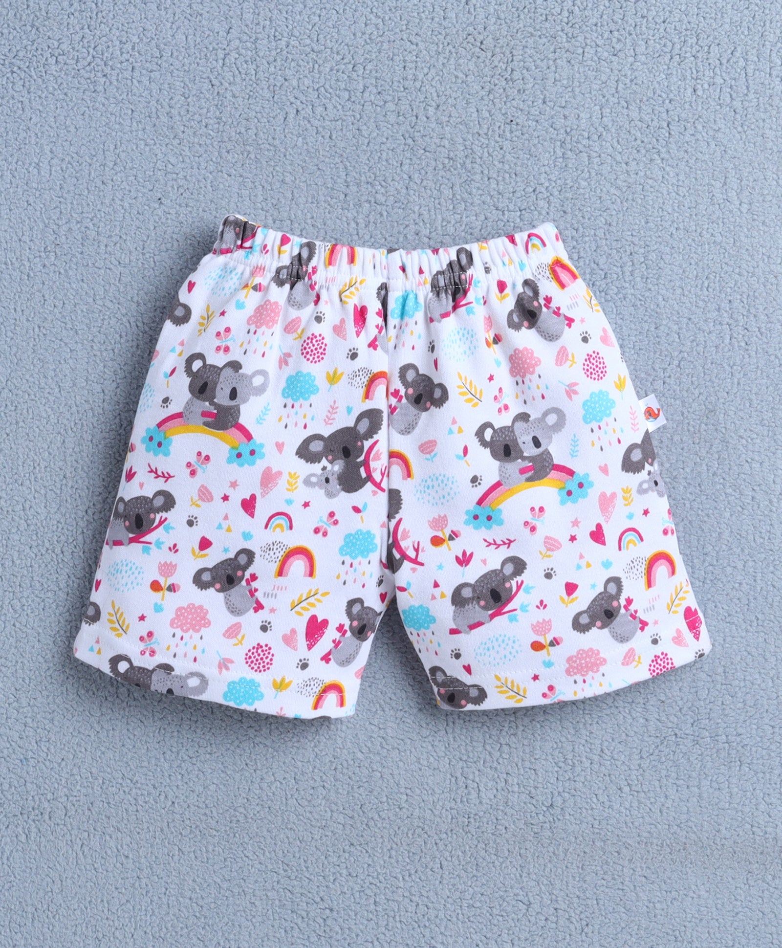 Blue & Pink Girls Shorts Pack Of 4