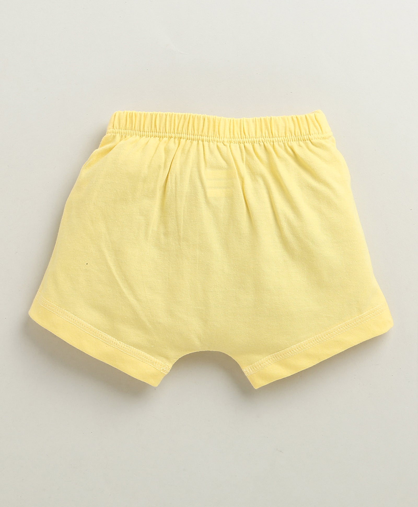 Yellow & Peach Boys Cotton Trunks Pack of 3