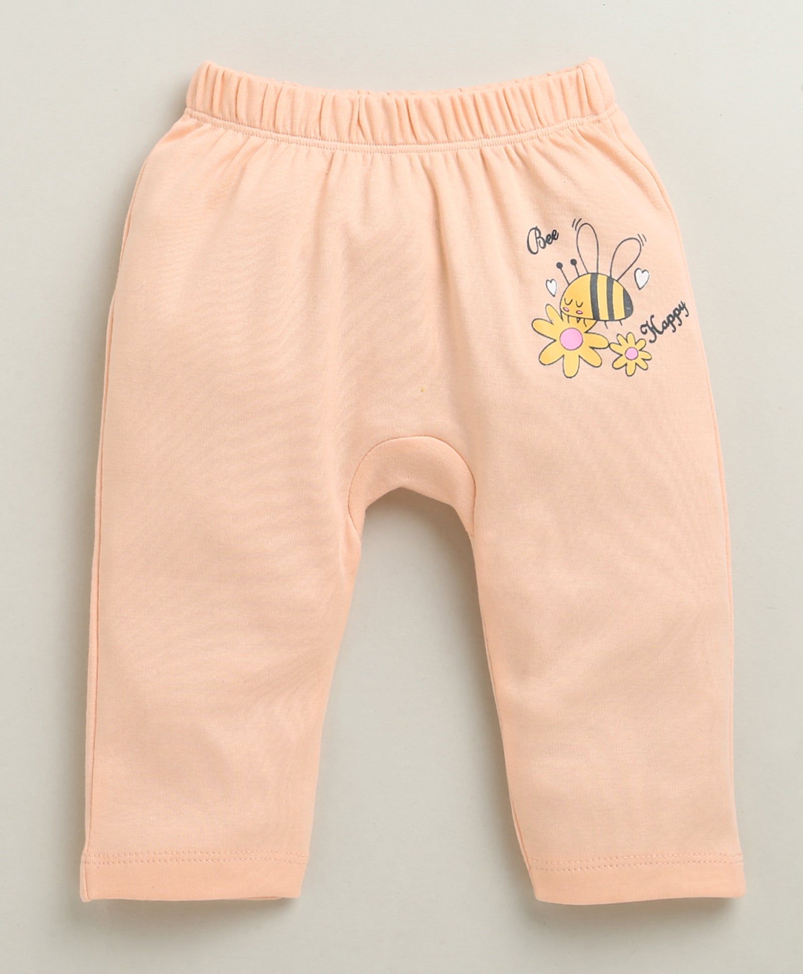 Peach & Pink Baby Girls Diaper Pants / Leggings / Pyjamas Pack Of 2