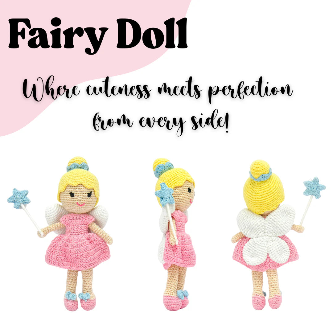 Fairy Doll Pink with Wand
