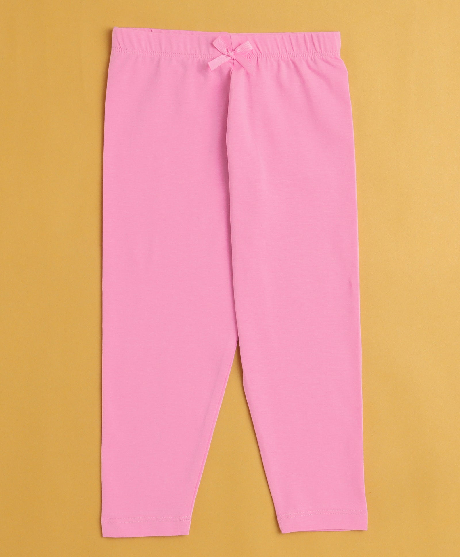 Girls Leggings Pink & White Pack of 2