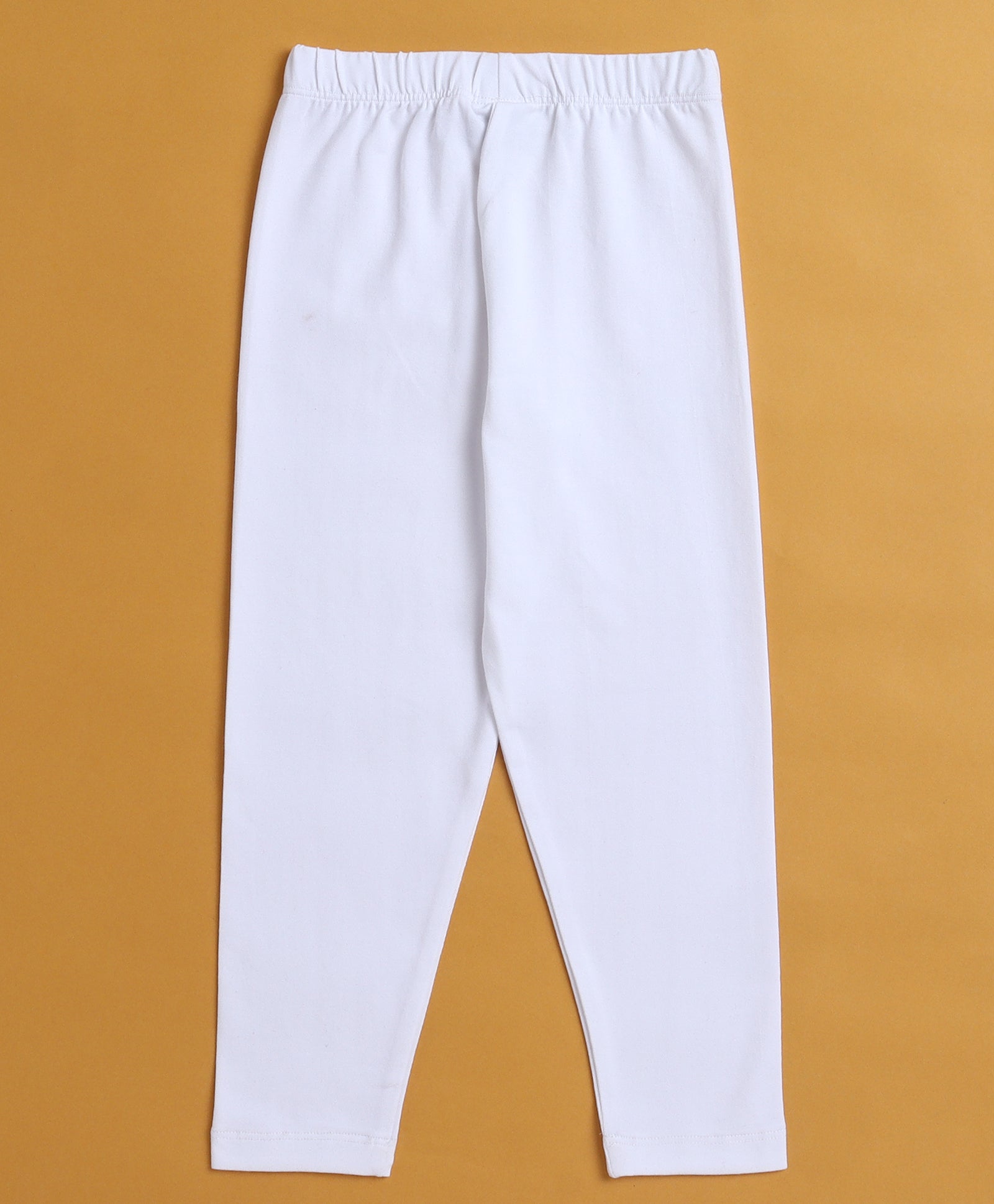 Girls Leggings White & Blue Pack of 2