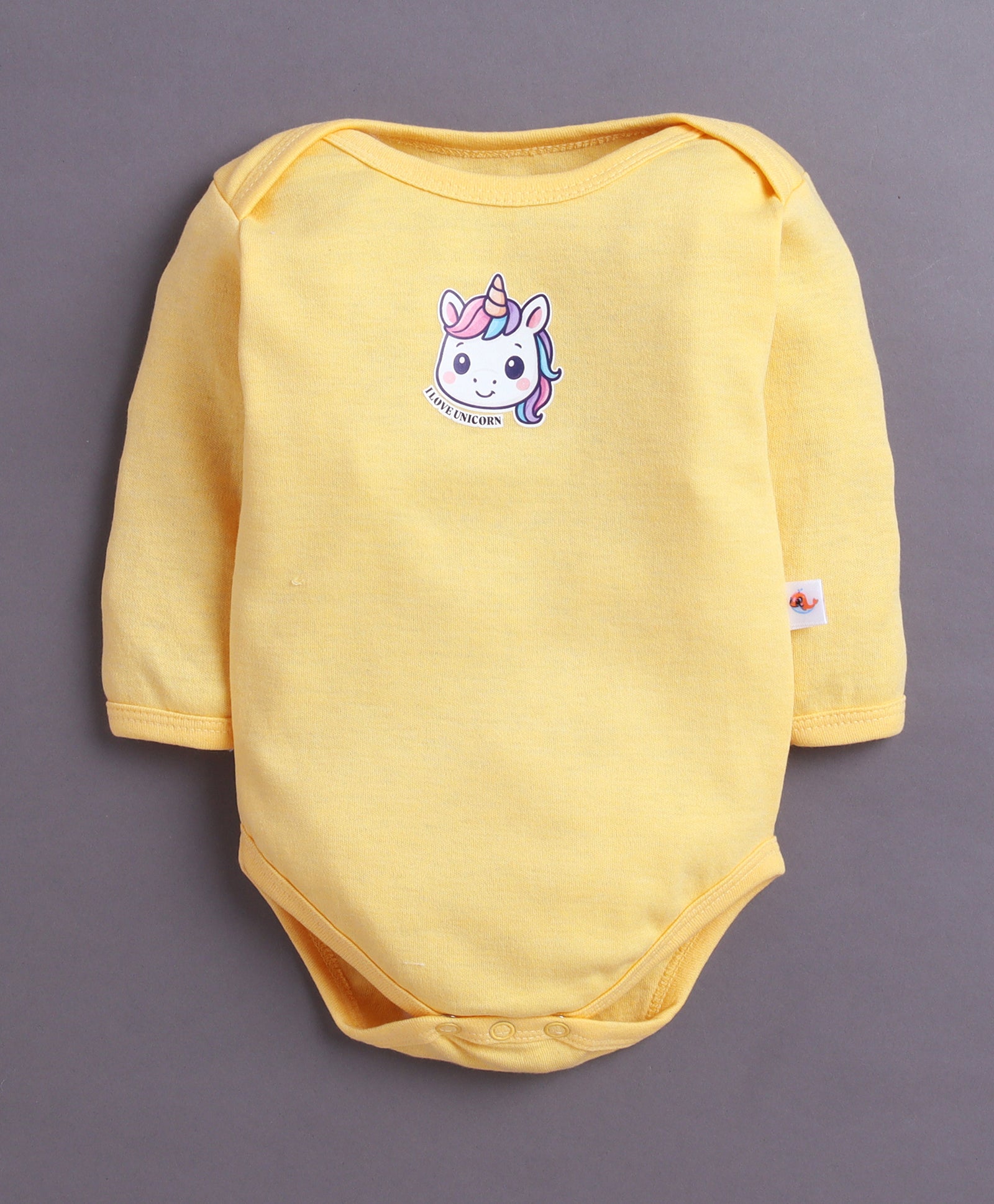 Yellow & White Baby Girls Full Sleeves Cotton Bodysuit / Onesies Pack Of 3