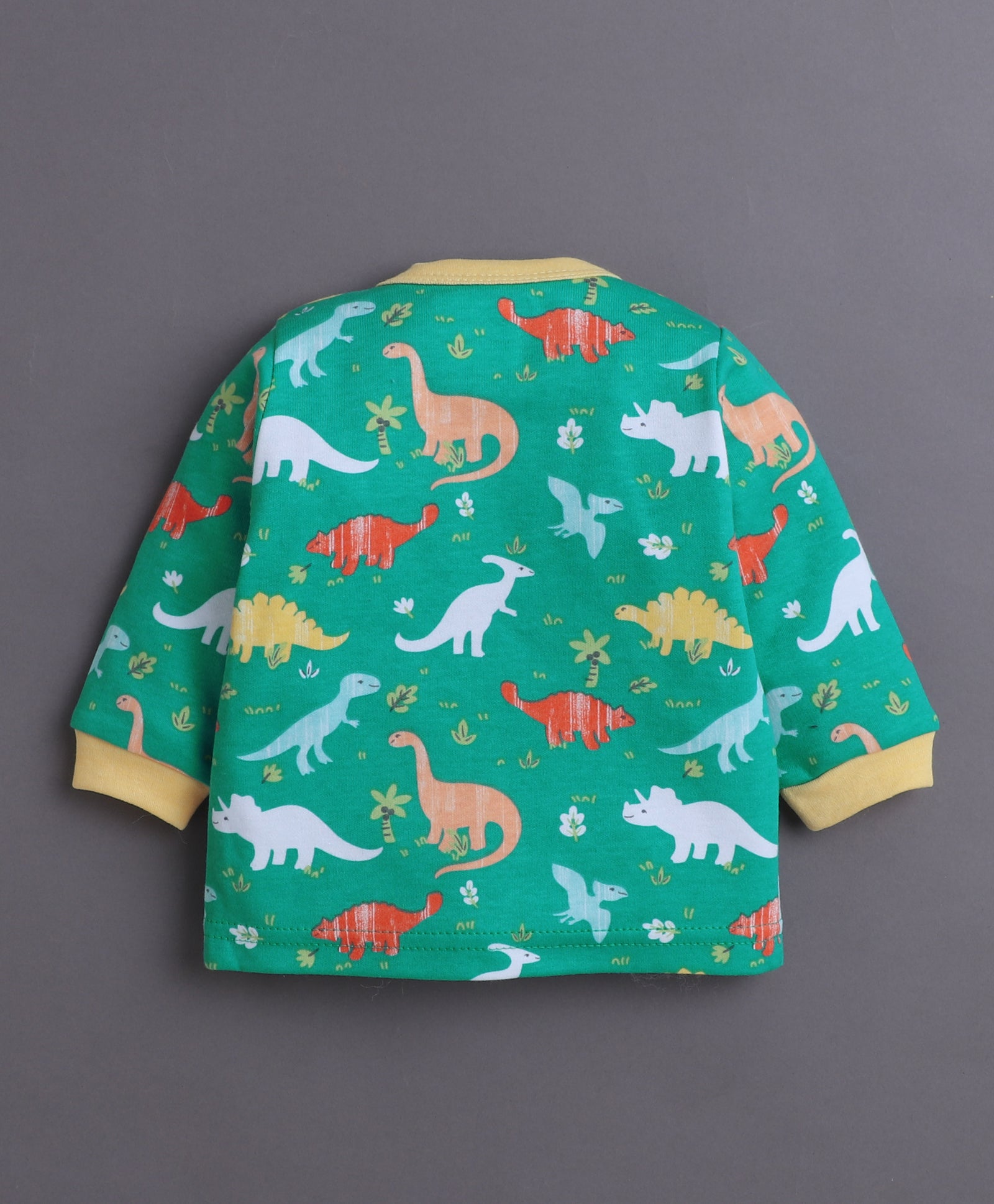 Green Baby Boys Full Sleeves Jabla & Pyjama Set