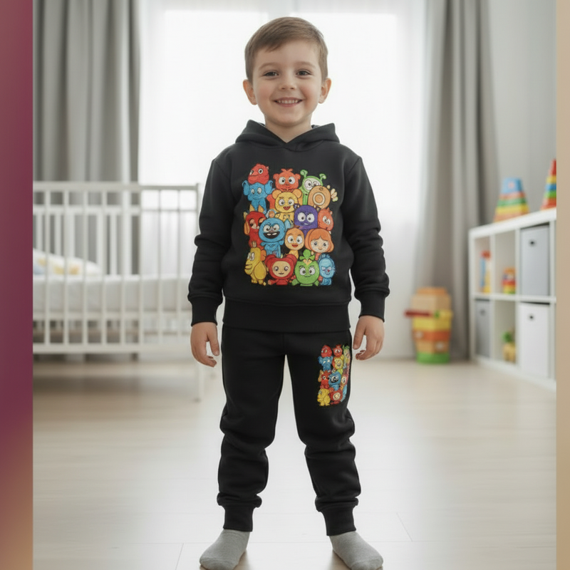 Boys Co-Ord Set with Graphic Print