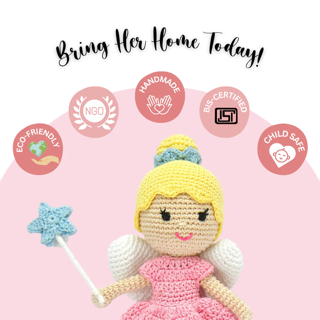 Fairy Doll Pink with Wand