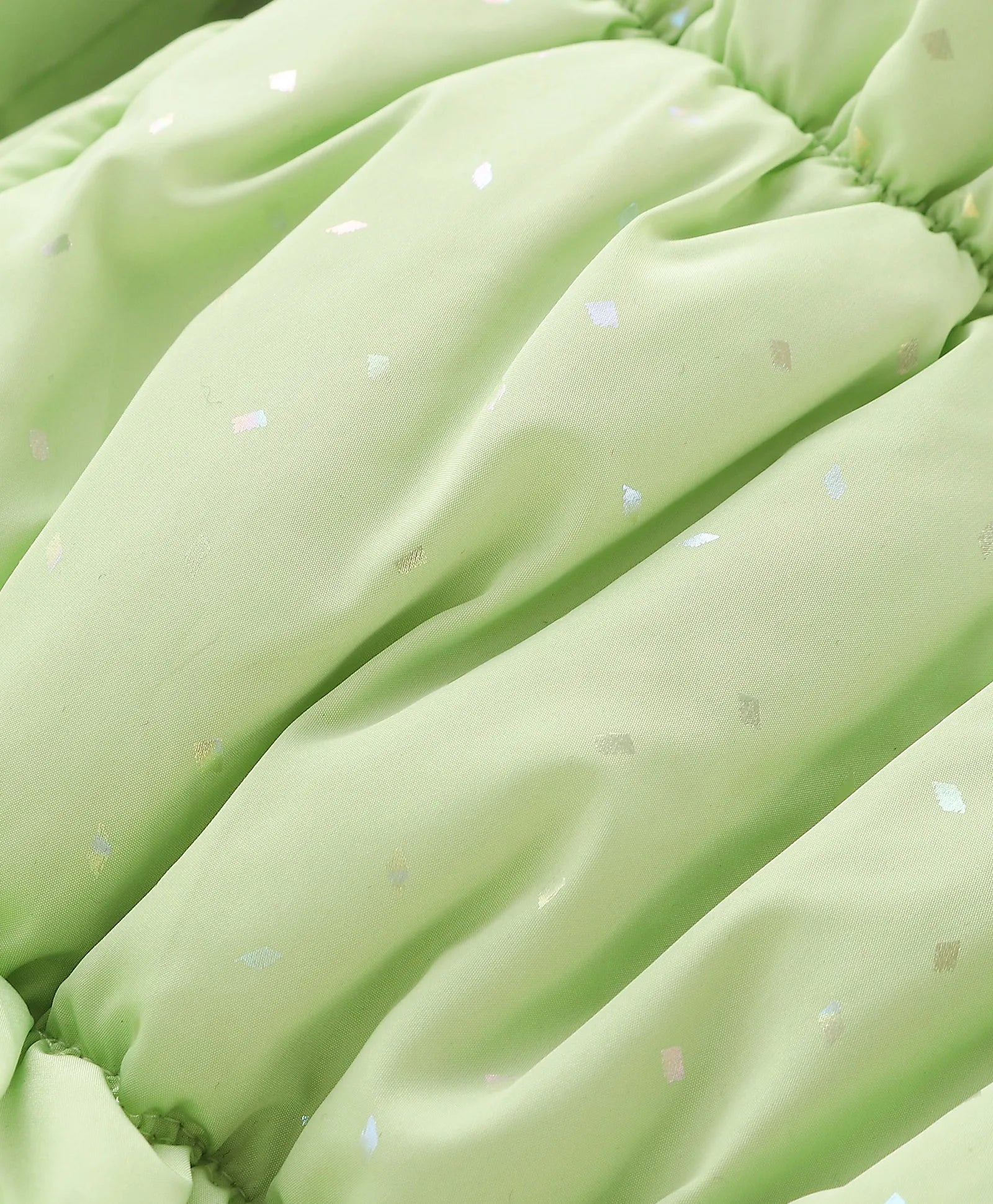 Girls Quilted Jacket Mint Green