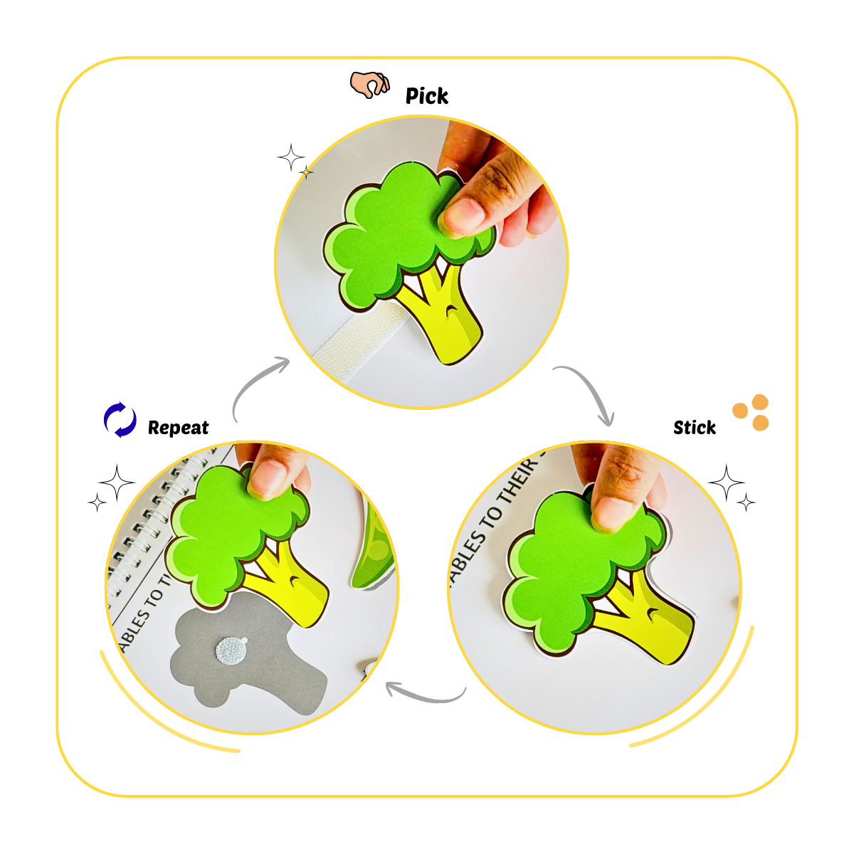 Fruits and Vegetables Busy Book