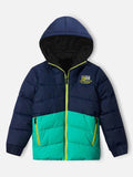 Boys' Color-Block Puffer Jacket