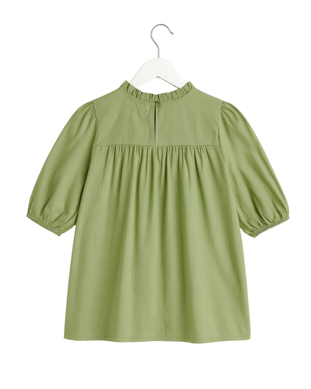 Light Green Ruffled Dress