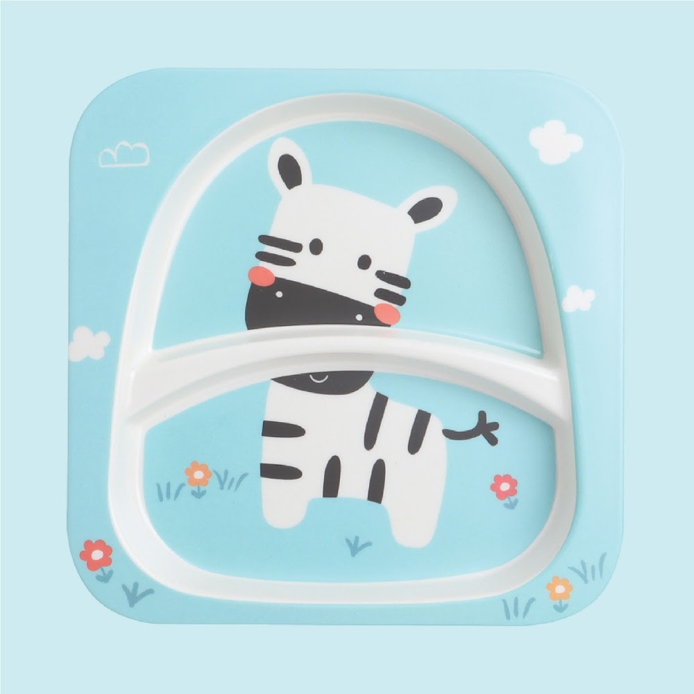 Dinner Set For Babies Zebrathemed