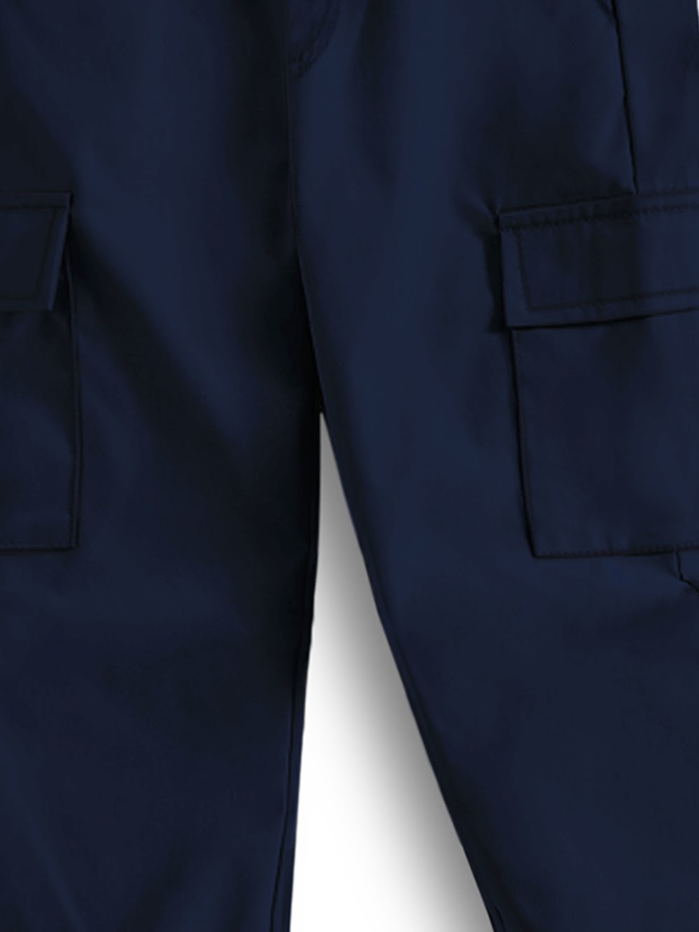 Boy's Navy Cargo Jogger Pants