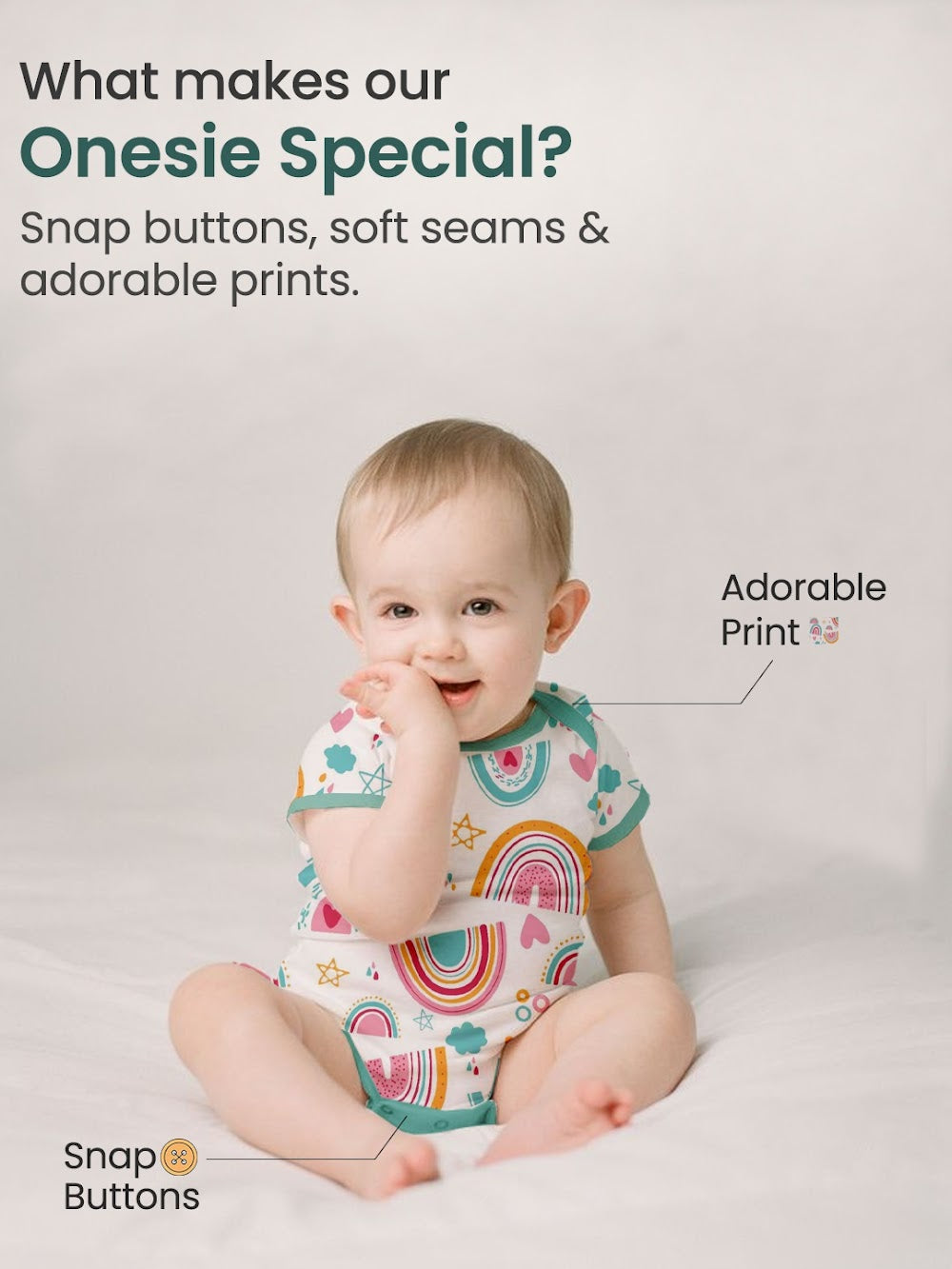 Kids 10 Pcs Hamper Set Rainbow Themed