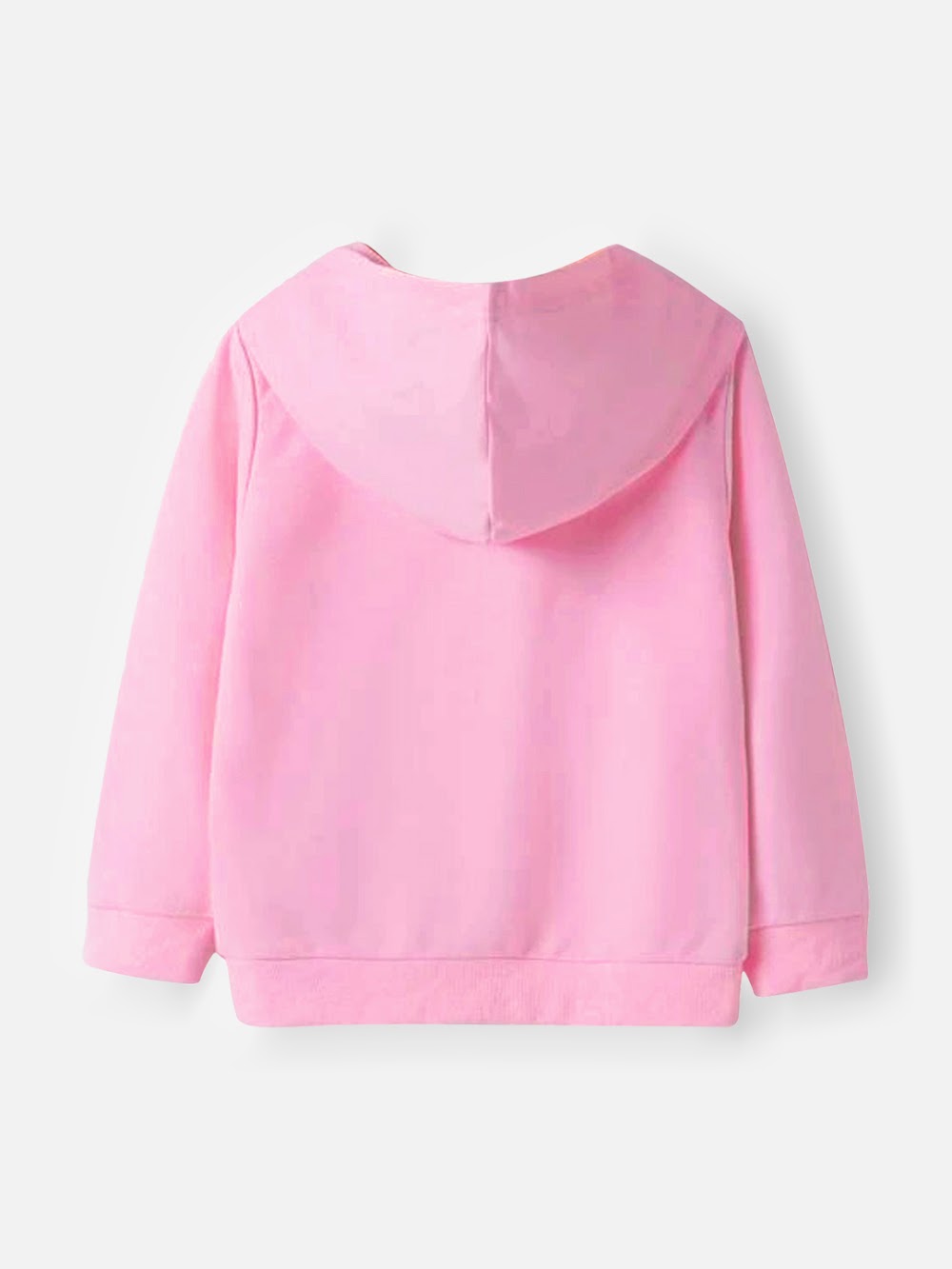 Girls' Pink "Love You" Graphic Fleece Hoodie