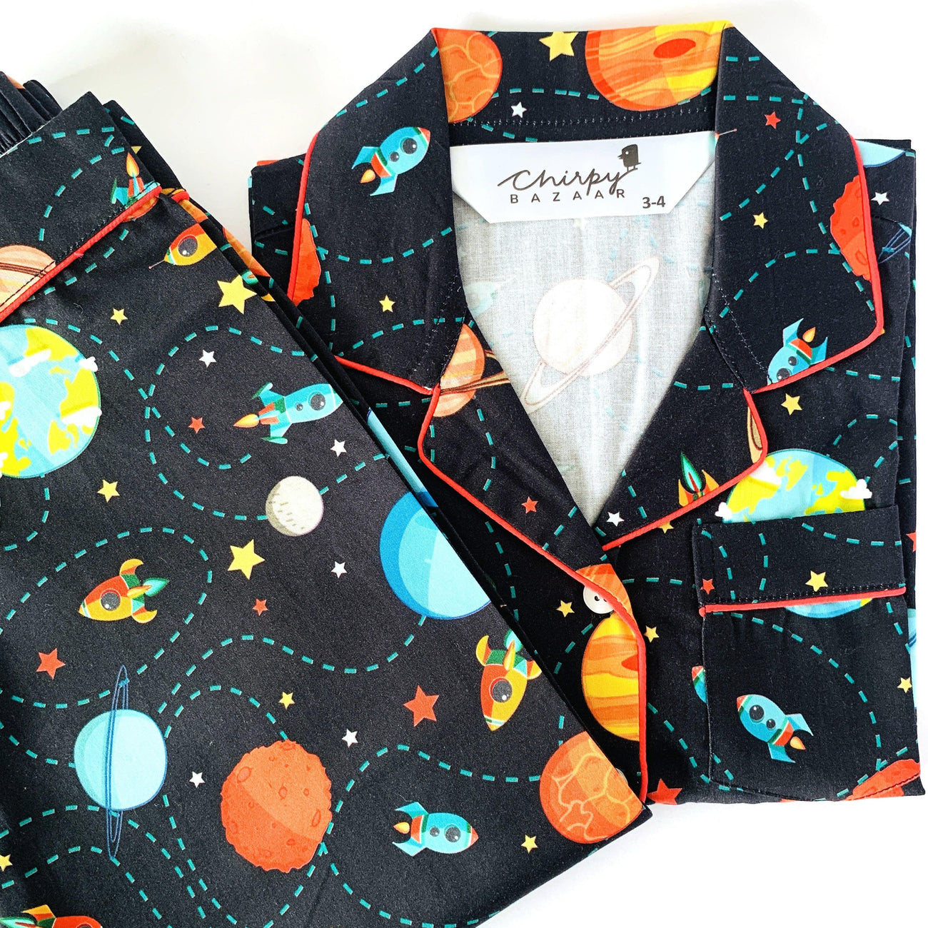 Space Pattern Night Suit