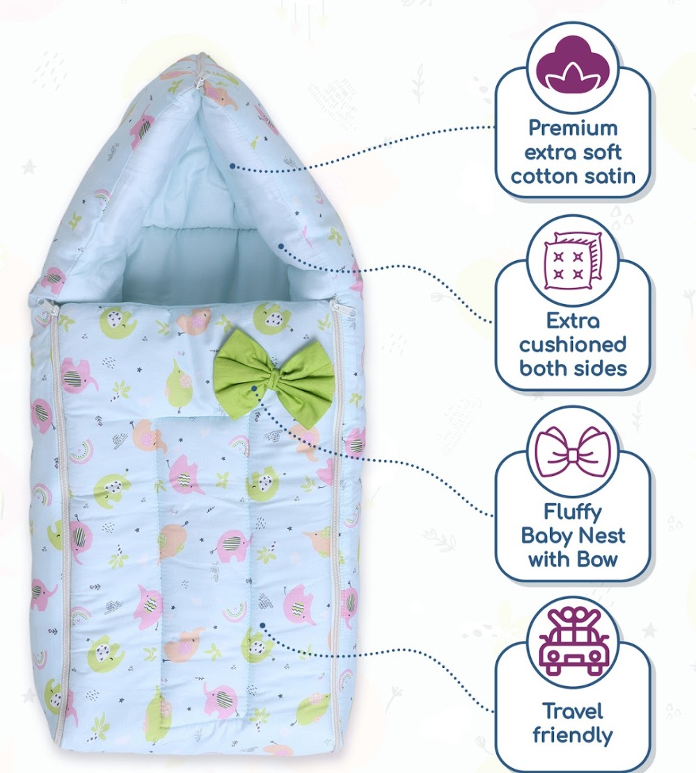 Kids Sleeping Bag Sheep Elephant Design