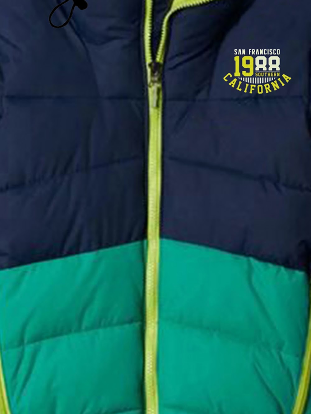 Boys' Color-Block Puffer Jacket