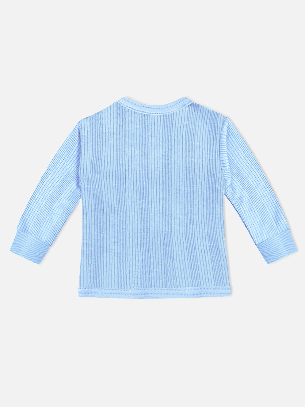 Blue Cotton Printed Baby Night Suit Set