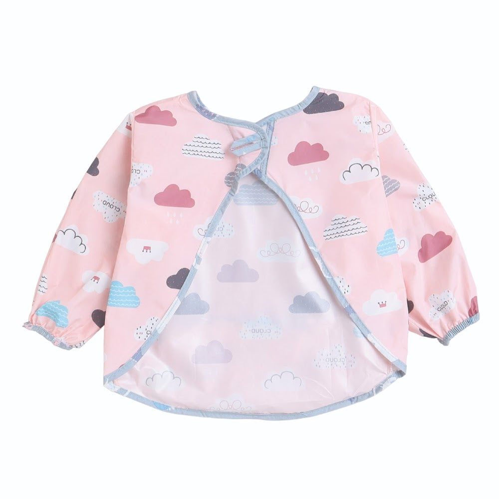 Full Sleeve Waterproof Feeding Baby Bibs Apron