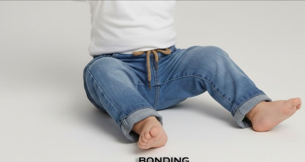 Blue Straight Fit Denim Pants