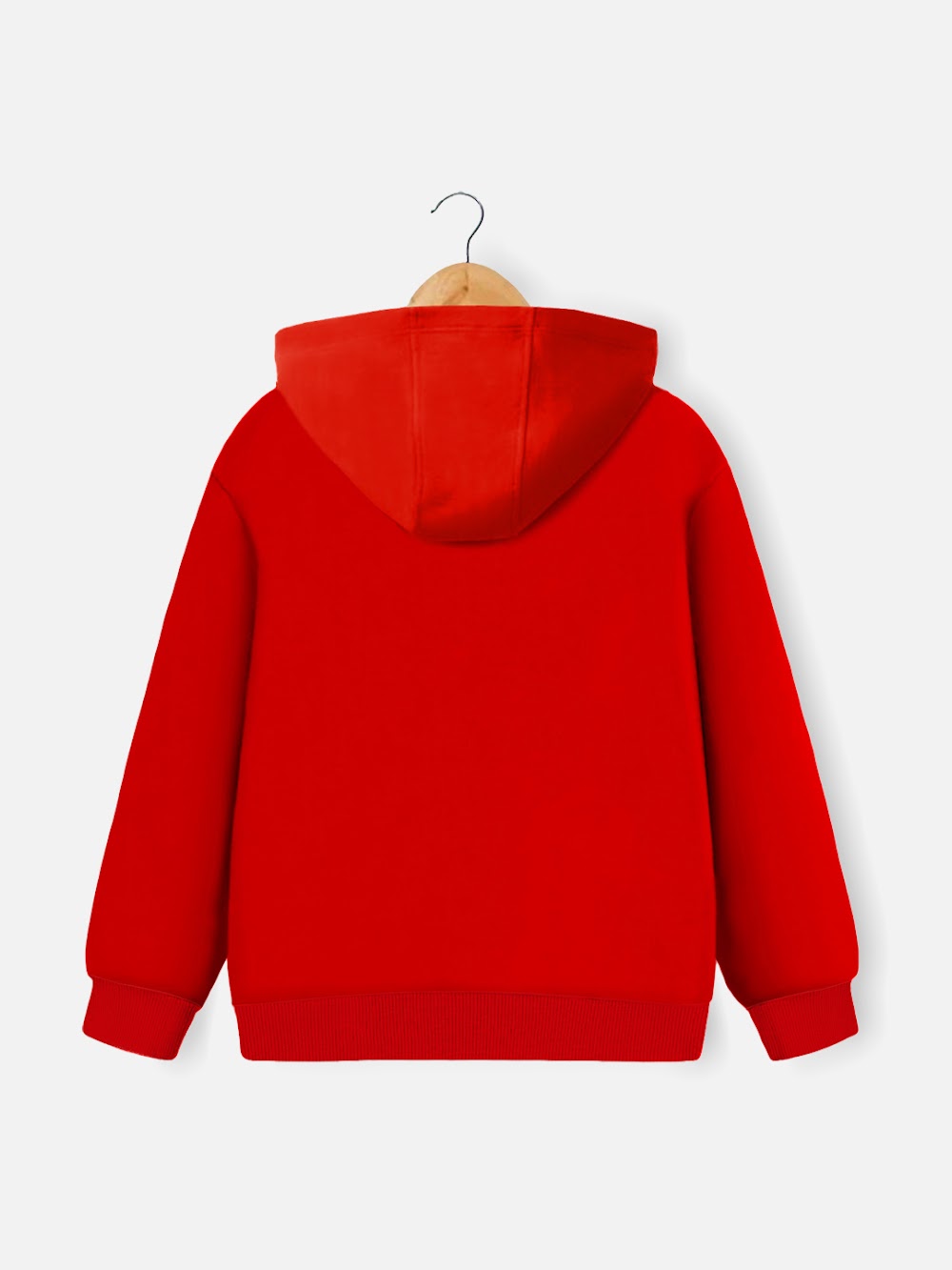 Boys' Red Collegiate "Brooklyn" Hooded Sweatshirt