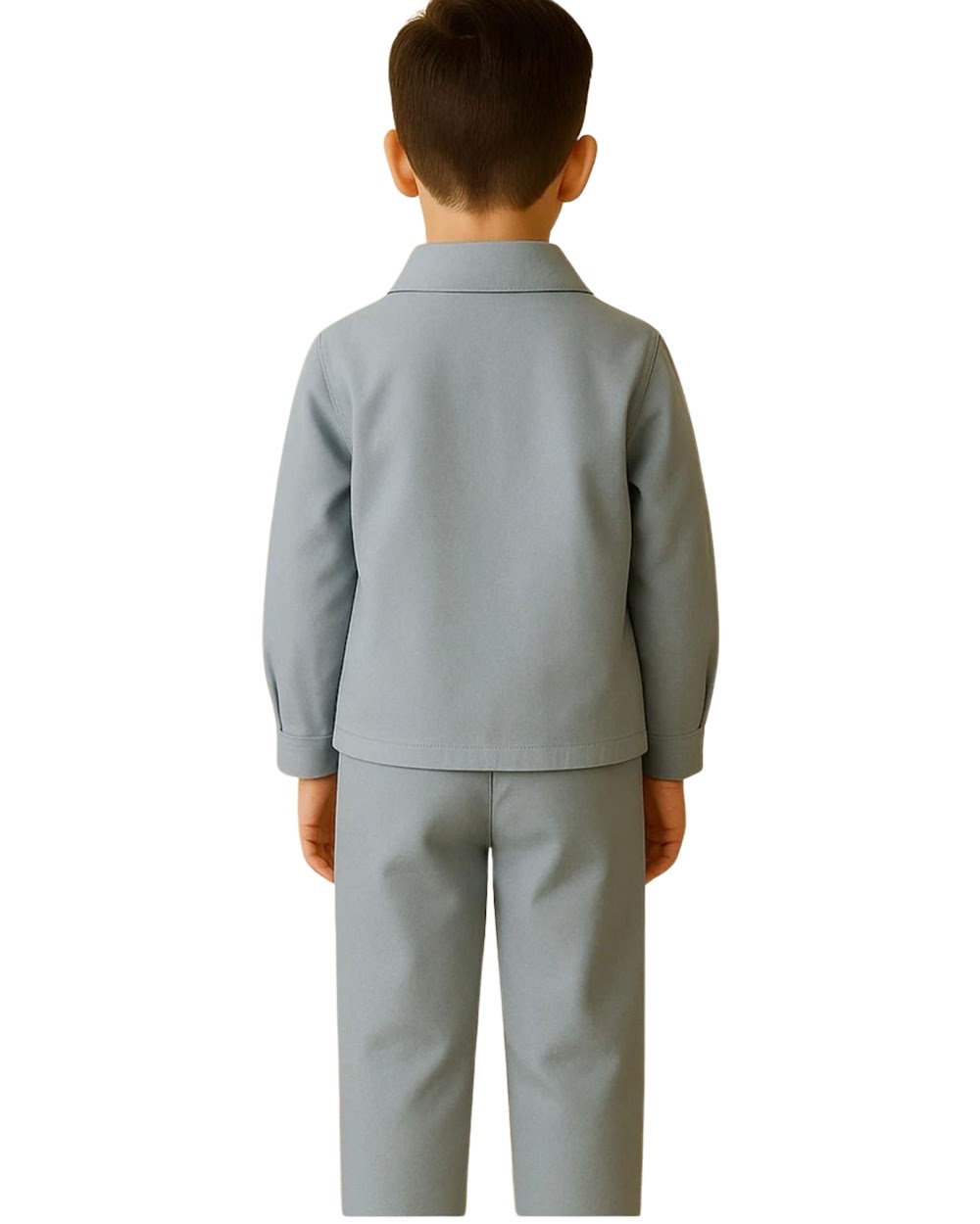 Blue Plaid Pocket Set