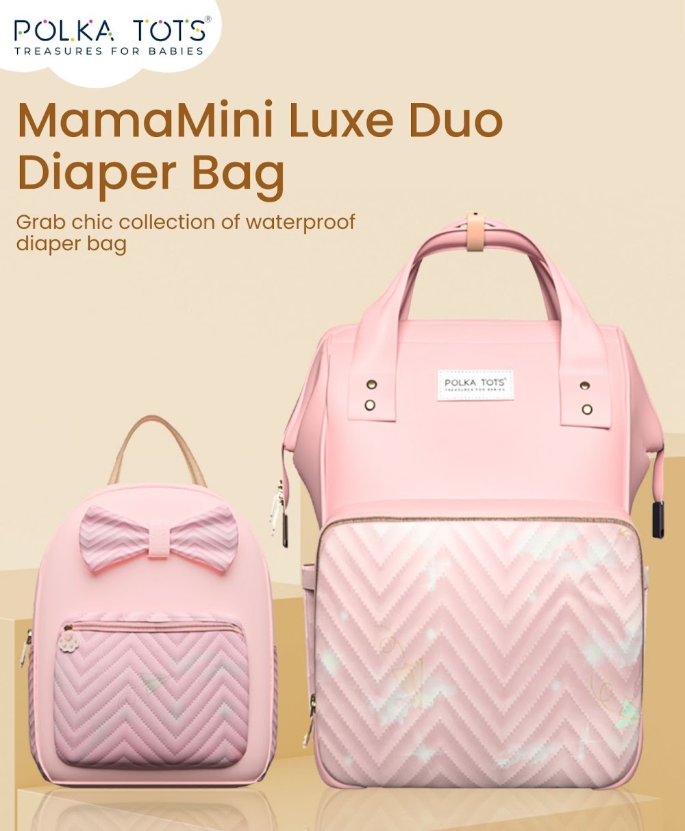 Diaper Bag Little Luxe Peach Design