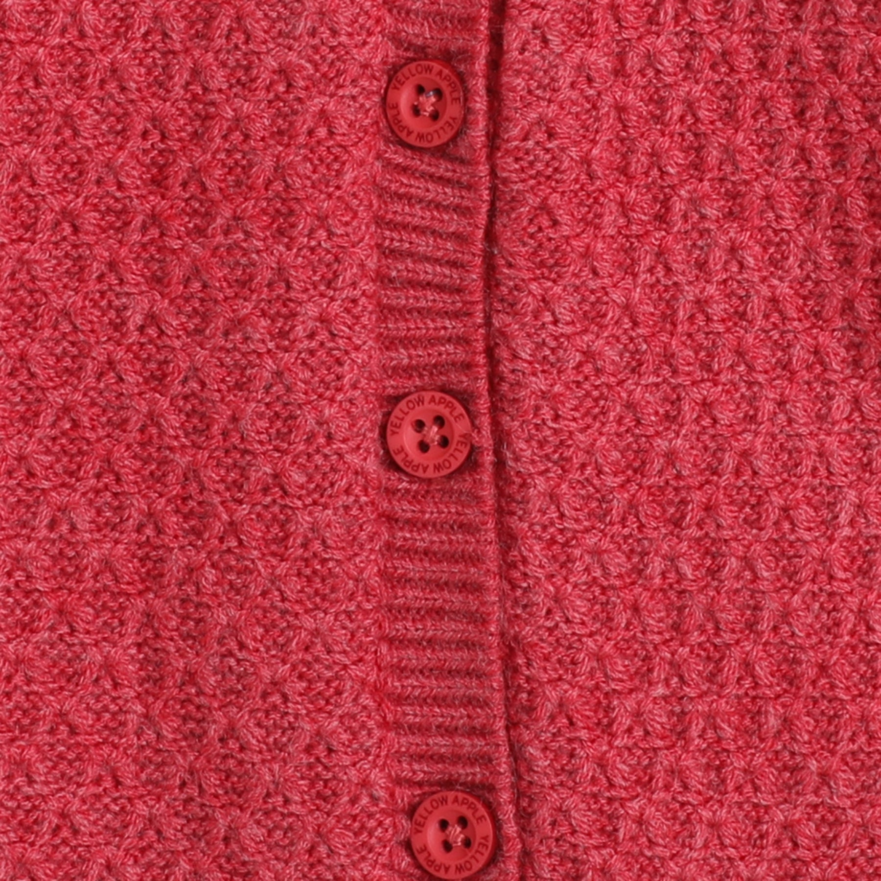 Baby Red Hooded Knit Romper with Fleece Lining