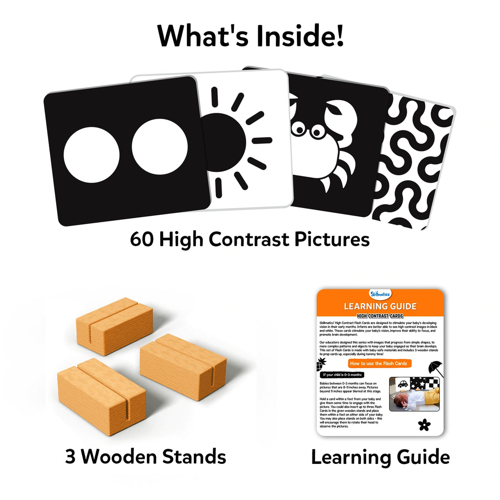 High Contrast Flash Cards