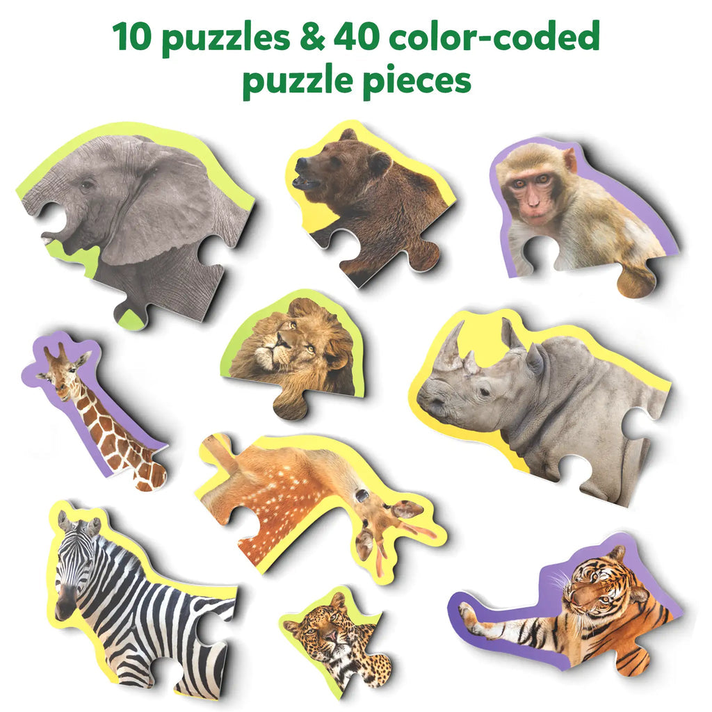 Step By Step Puzzle: Wild Animals