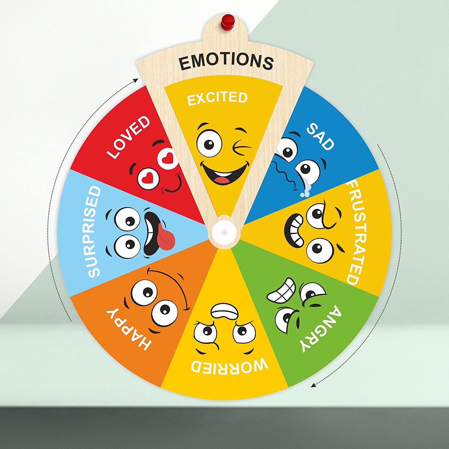 Webby Wooden Rotation Puzzle – Rotate and Learn, Activity Toy for Kids (Set of 4)