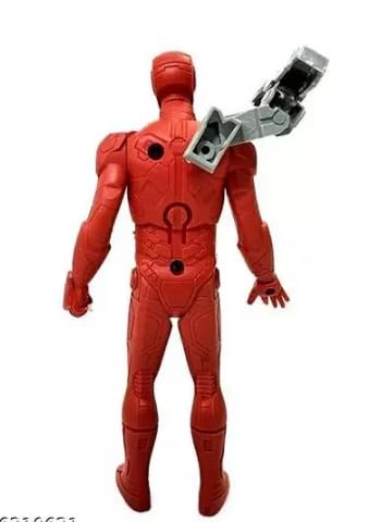 Marvel Mighty Hero Series Iron Man Action Figure, 9.5-Inch Poseable Super Hero Toy for Kids 4 and Up