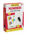 Write & Wipe Numbers Jumbo Flash Cards