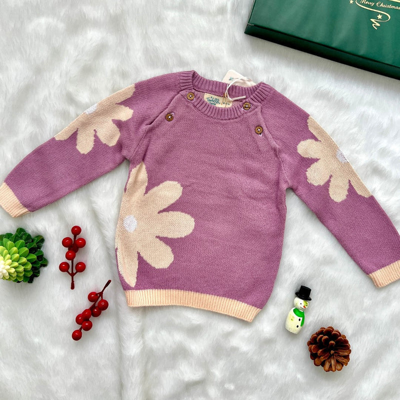 Purple Sweater Full Sleeve