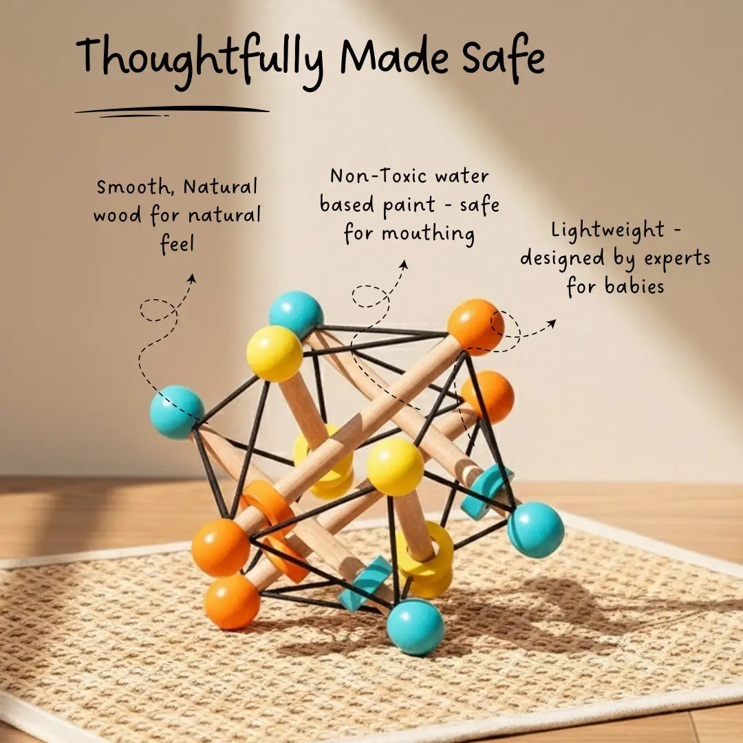 Atom Bell - Tactile Feeling & Gripping Activity Toy