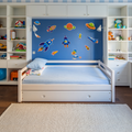 Space theme wall 3d stickers for kids