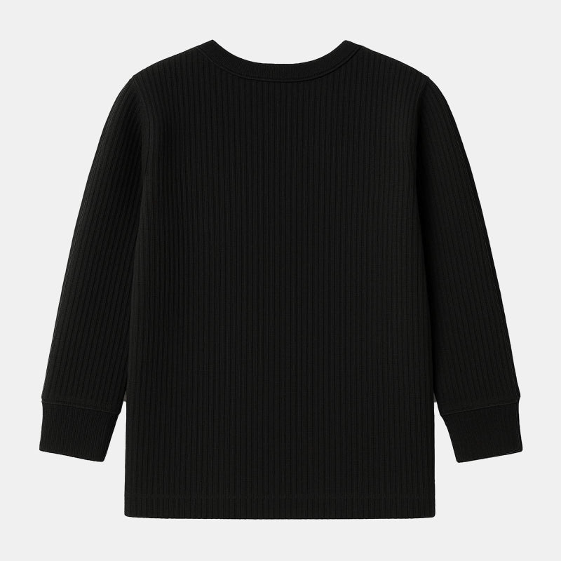 Antibacterial Unisex Thermal Tops Round Neck Full Sleeves