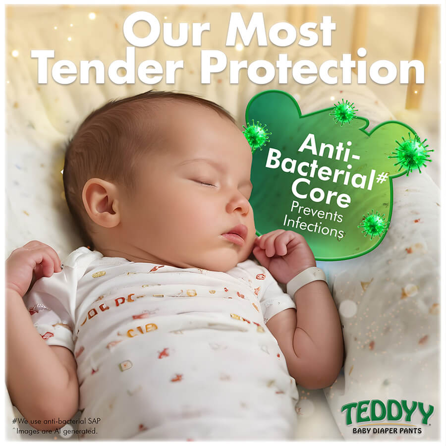 Teddyy Easy Babby Diaper Pants, Large (24Pcs) (9-14 Kg)